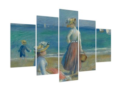 Obraz - Auguste Renoir, Figures on the Beach, reprodukcje