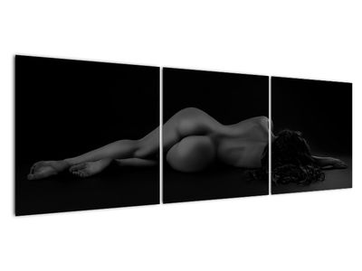 Slika - gola ženska, ki leži