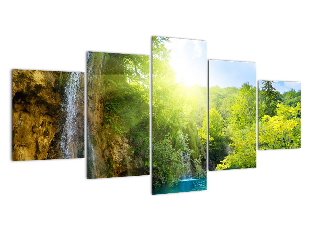 Obraz - vodopády v pralese (V020549V150805PCS)