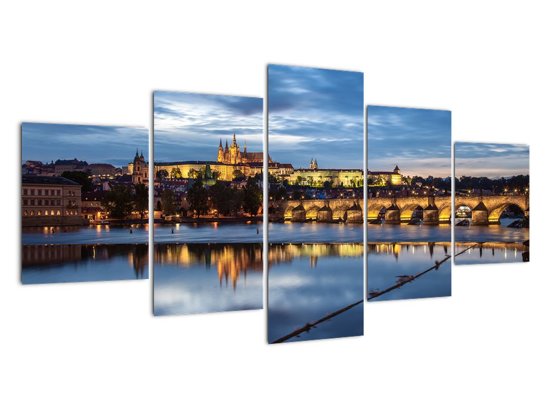 Obraz Pražského hradu a Karlova mostu (V020970V150805PCS)