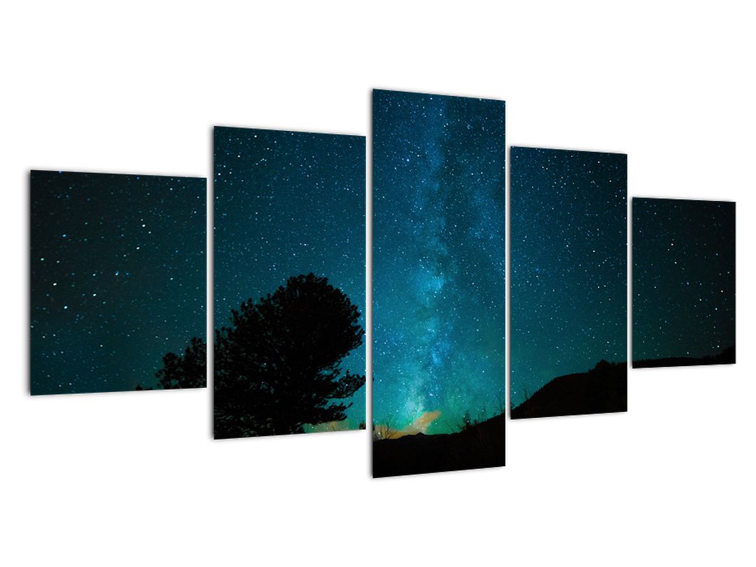 Obraz noční oblohy s hvězdami (V021100V150805PCS)