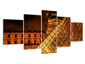 Tablou cu Louvre la Pris