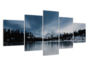 Obraz - Na zamrznutom jazere