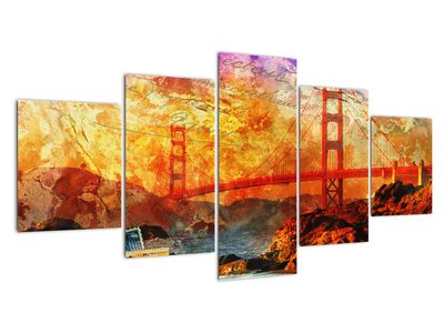 Obraz - Golden Gate, San Francisco, Kalifornie
