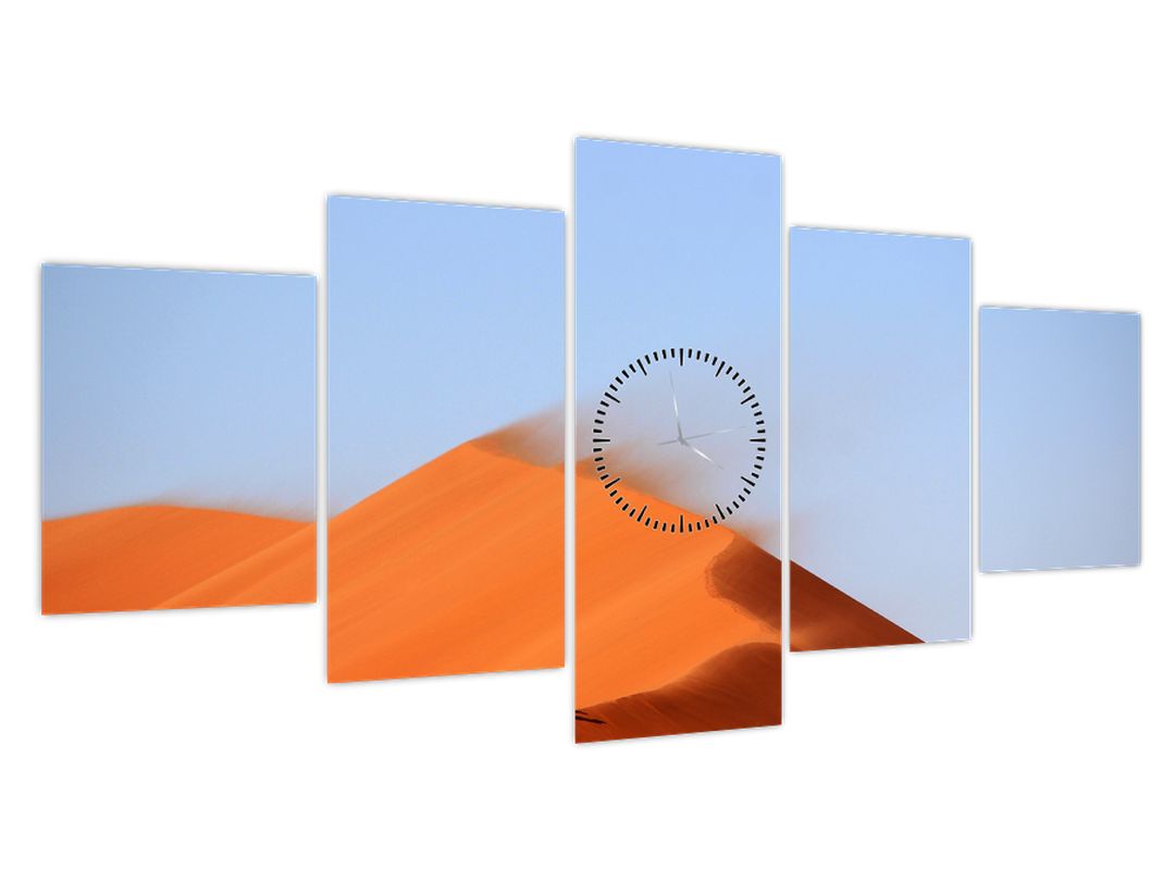 Obraz písečné pouště (s hodinami) (V022729V15080C)