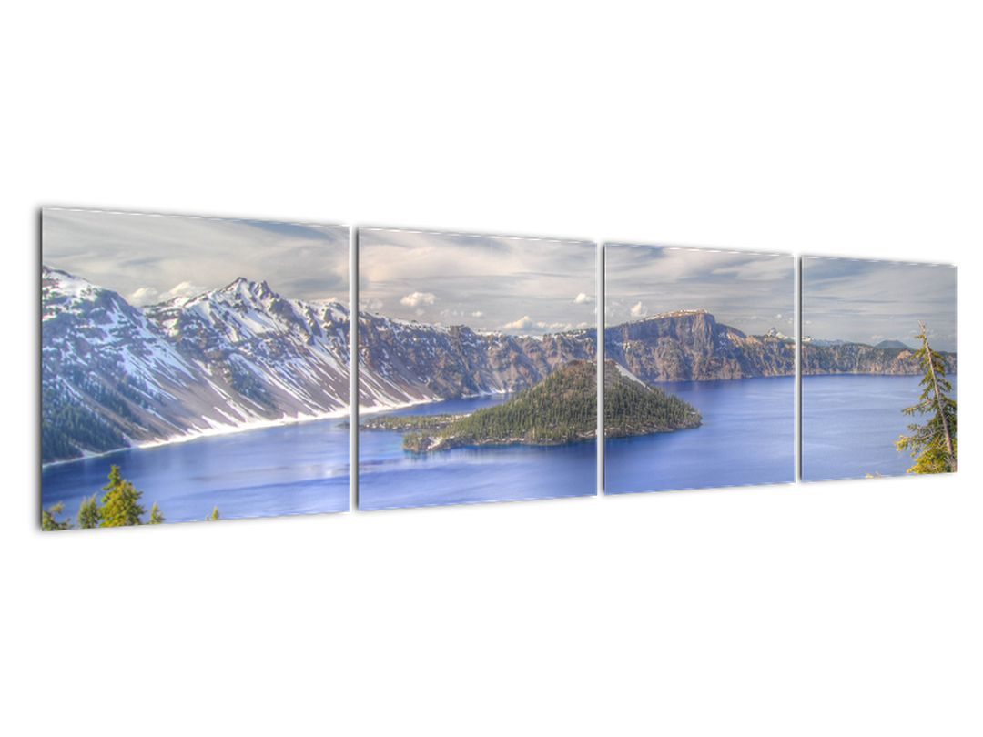 Obraz horského jezera (V020644V16040)