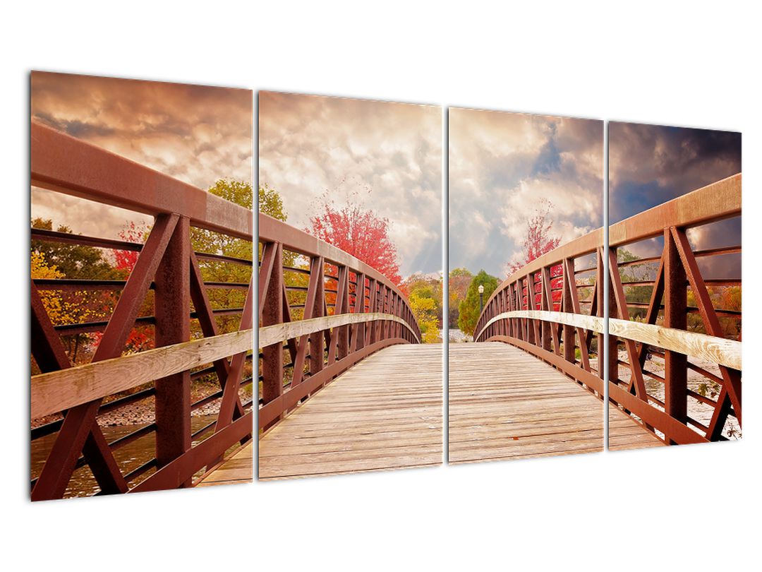 Obraz - dřevěný most (V020592V16080)