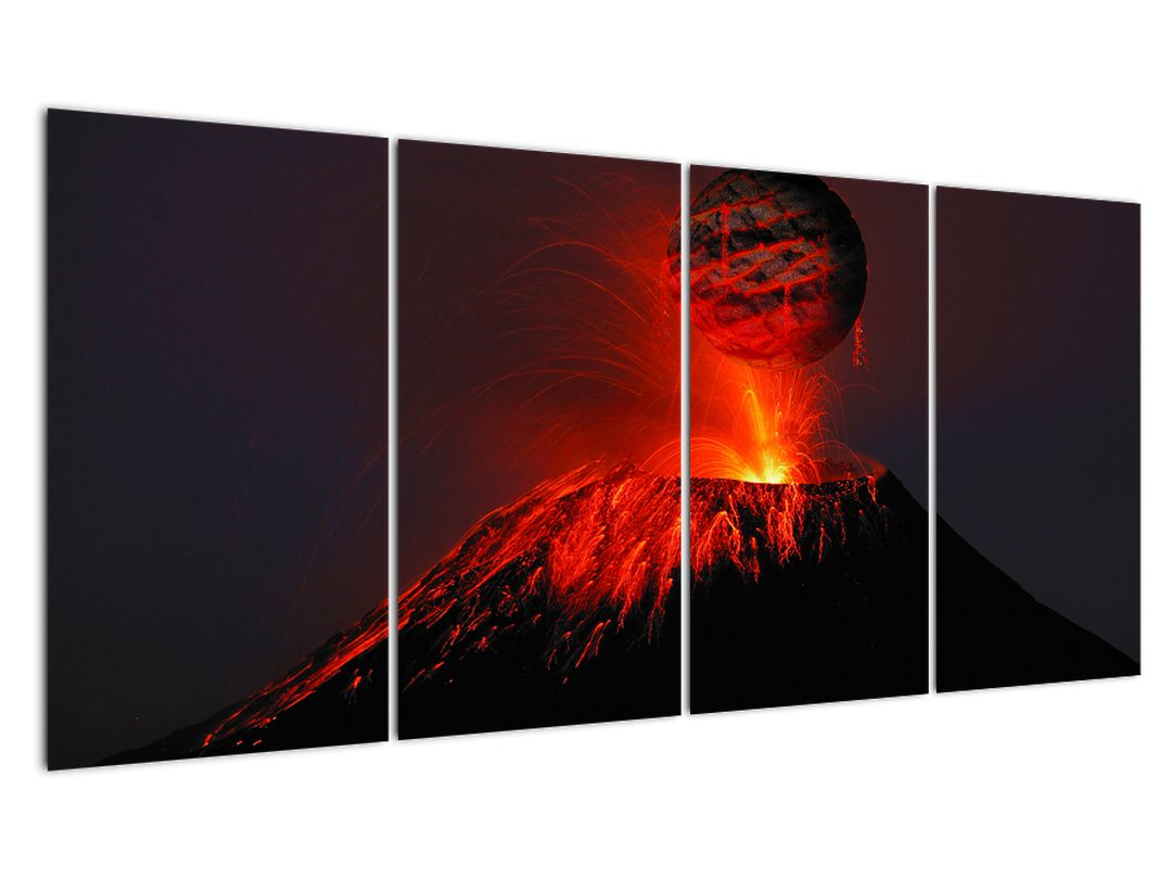 Obraz vulkánu (V020642V16080)