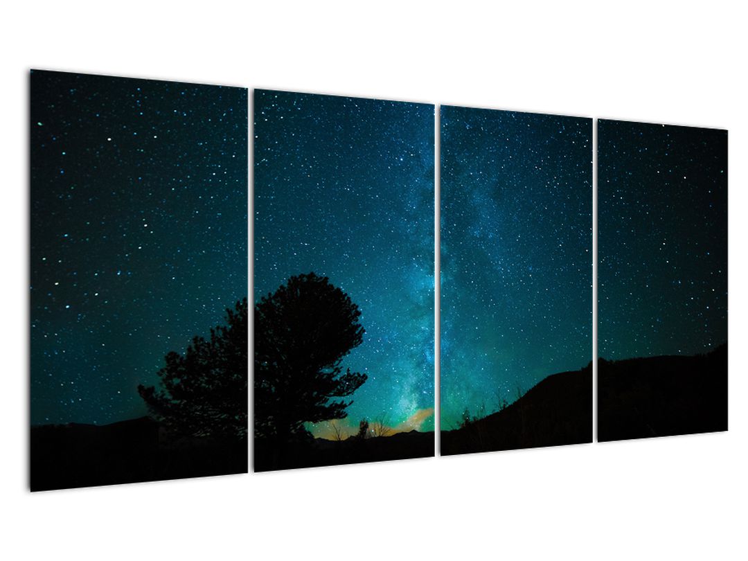 Obraz noční oblohy s hvězdami (V021100V16080)