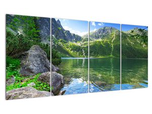 Slika jezera v Tatrah