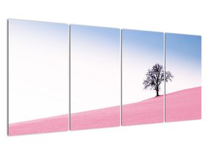 Schilderij - Roze droom