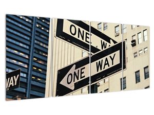 Obraz - New York ONE WAY