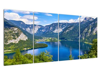 Tablou - Lacul Hallstatt, Hallstatt, Austria