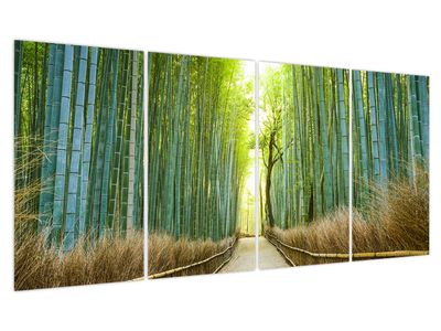 Obraz - Ulička s bambusy