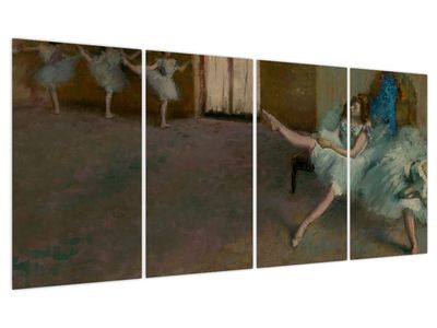 Obraz - Edgar Degas, Before the Ballet, reprodukce