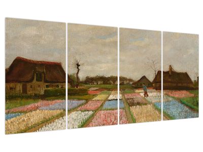 Obraz - Vincent van Gogh, Flower Beds in Holland, reprodukce