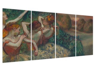 Obraz - Edgar Degas, Four Dancers, reprodukce