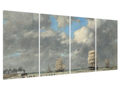 Tablou - Eugène Boudin, Le Havre, reproducere