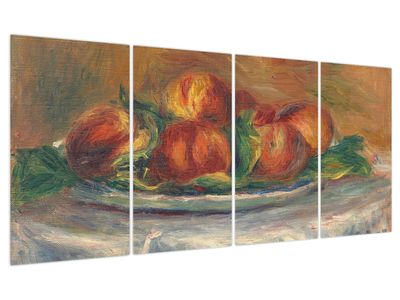 Tablou - Auguste Renoir, Peaches on a  Plate, reproducere