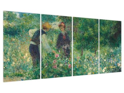 Tablou - Auguste Renoir, Picking Flowers, reproducere