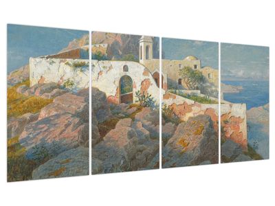 Tablou - William Stanley Haseltine, Santa Maria a Cetrella, Anacapri, reproducere