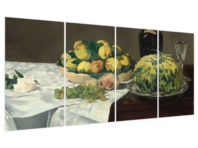 Kép - Edouard Manet, Still Life with Melon and Peaches, reprodukciók