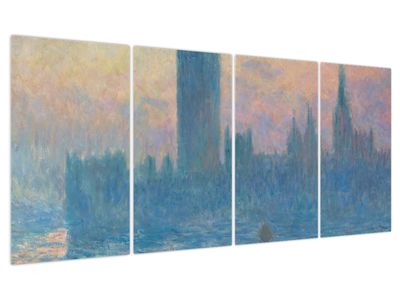 Kép - Claude Monet, The Houses of Parliament, Sunset, reprodukciók