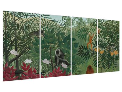 Kép - Henri Rousseau, Tropical Forest with Monkeys, reprodukciók