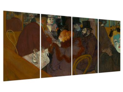 Slika - Henri de Toulouse-Lautrec, At the Moulin Rouge, reprodukcije