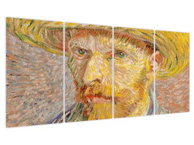 Slika - Vincent van Gogh, Self-Portrait with a Straw Hat (The Potato Peeler), reprodukcije