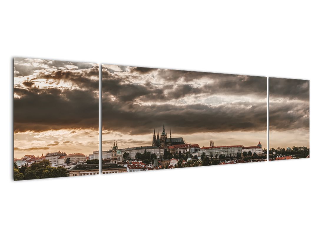 Obraz Pražského hradu v šeru (V020608V17050)