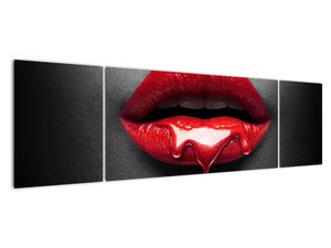 Schilderij - Vrouwelijke lippen (V022171V17050)