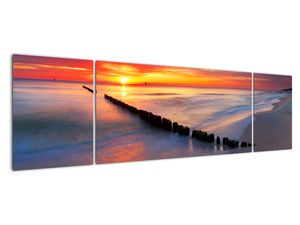 Slika - Zalazak sunca, Baltičko more, Poljska