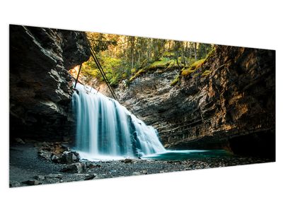 Tablou cu cascada de pădure