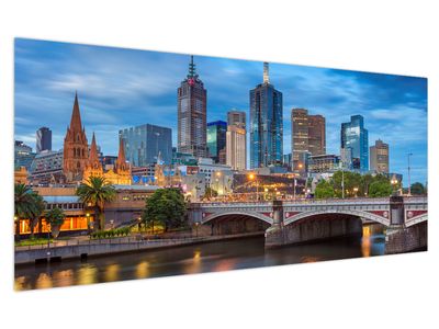 Tablou cu orașul Melbourne