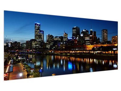 Tablou cu noaptea în Melbourne