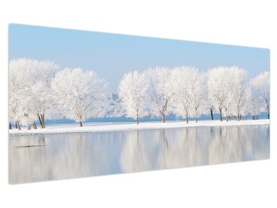 Tablou cu peisaj de iarnă