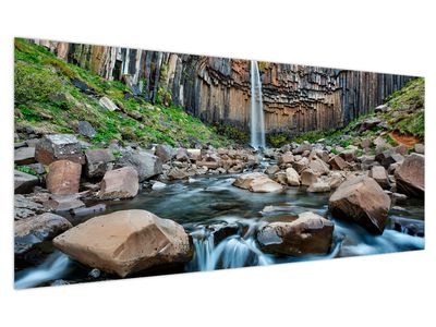 Obraz - Vodopád Svartifoss, Island