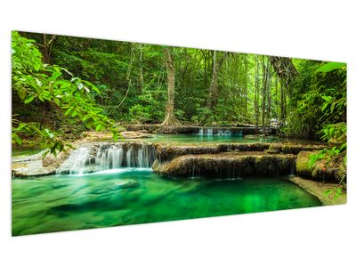 Tablou - Cascada Erawan din Kanchanaburi, Thailanda