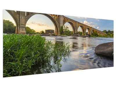 Bild auf Leinwand - Eisenbahnbrücke Richmond