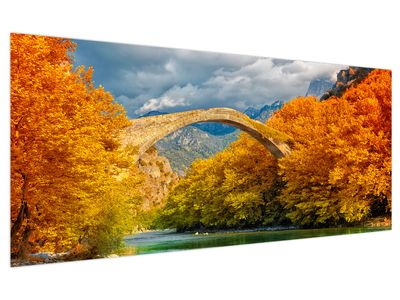 Bild auf Leinwand - Konitsa-Brücke