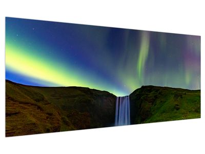 Bild auf Leinwand - Aurora Borealis in Island