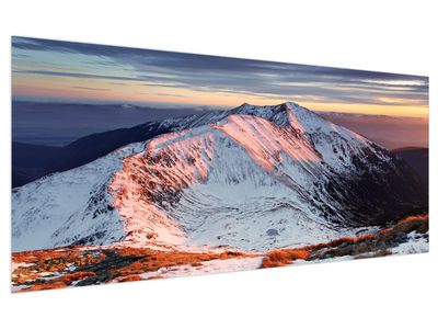 Tablou - Panoramă montană de iarnă II.