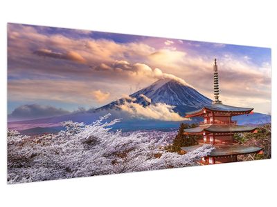 Bild auf Leinwand - Berg Fuji