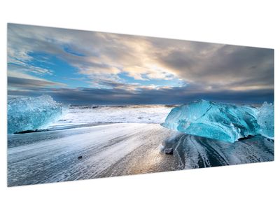 Bild auf Leinwand - Diamant-Strand