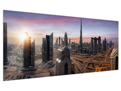 Bild auf Leinwand - Panorama von Dubai