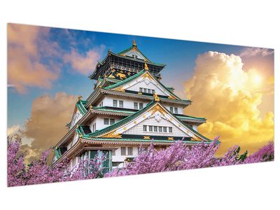 Bild auf Leinwand - Schloss Osaka