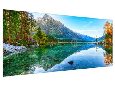 Bild auf Leinwand - Hintersee