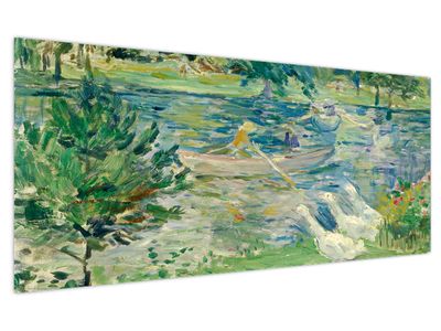 Tablou - Berthe Morisot, Girl in a Boat with Geese, reproducere