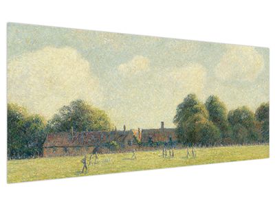 Tablou - Camille Pissarro, Hampton Court Green, reproducere